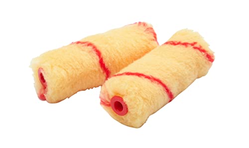 ProDec 2er-Packung gewebte langflorige 100-mm-Mini-Farbrollen für ein glattes Finish beim Malen mit Handwerks- und Heimwerker-Dispersionsfarben an Innenwänden und Decken ProDec 2er-Packung gewebte langflorige 100-mm-Mini-Farbrollen für ein glattes Finish beim Malen mit Handwerks- und Heimwerker-Dispersionsfarben an Innenwänden und Decken von ProDec