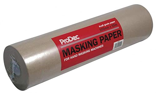 ProDec Abdeckpapier für Hand- oder Maschinenanwendung, 30,5 cm x 55 m, Braun von ProDec