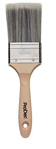 ProDec Decorator 63 mm - Synthetischer Pinsel für glattes Finish mit Dispersions-, Glanz- und Satinfarben auf Wänden, Decken, Holz und Metall von ProDec