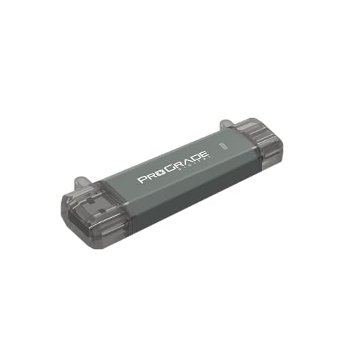 ProGrade Digital 2TB Ultraportable SSD, USB-C und USB-A 3.2 Gen 2, Lese- und Schreibgeschwindigkeit 1000 MB/s (PG30) von ProGrade Digital
