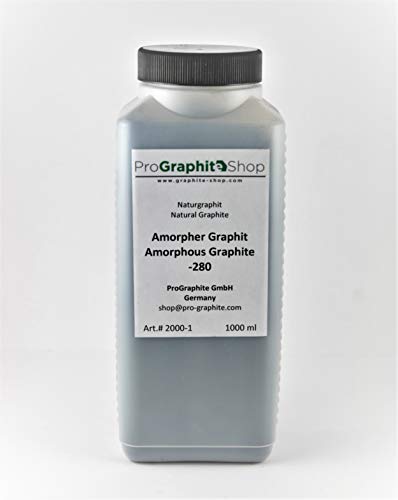 amorpher Puder - Graphit - Grafit Puder aus amorphem Graphit, Mikrokristalliner Graphit (1l) von ProGraphite GmbH