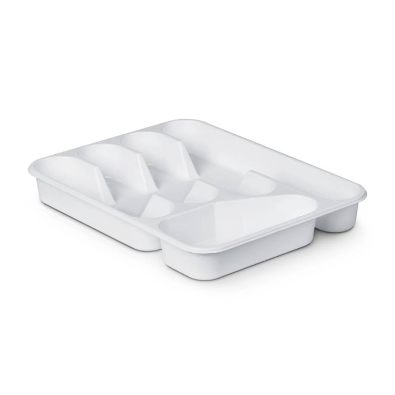 ProHome Besteckkasten 33,5 x 26 x 4,5 cm Weiß von ProHome