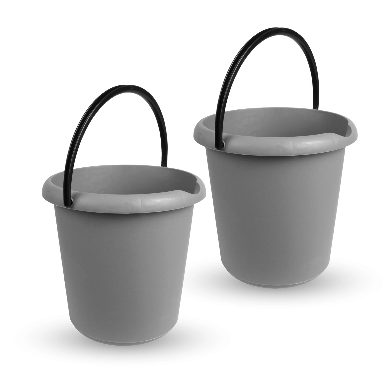 ProHome Eimer 5 Liter Kunststoffbügel Anthrazit 2er Pack ProHome Eimer 5 Liter Kunststoffbügel Anthrazit 2er Pack von ProHome