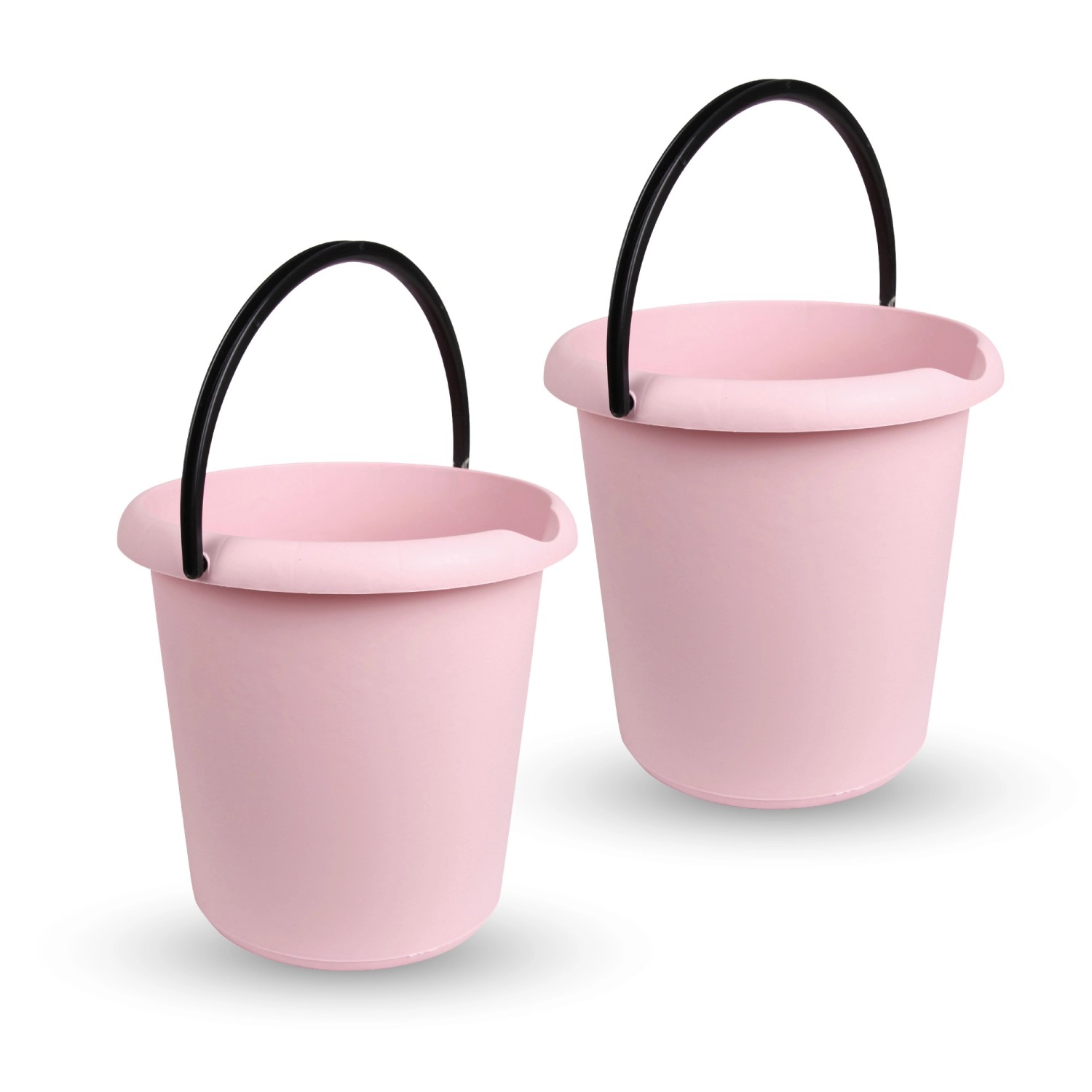 ProHome Eimer 5 Liter Kunststoffbügel Rosa 2er Pack von ProHome
