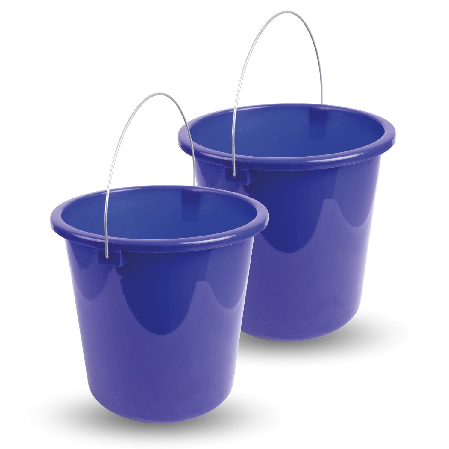 ProHome Eimer Inkl. Metallbügel Dunkelblau 10 Liter 2er Pack ProHome Eimer Inkl. Metallbügel Dunkelblau 10 Liter 2er Pack von ProHome