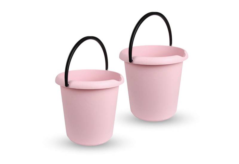 ProHome Putzeimer 5 Liter Eimer, (2-tlg), Haushaltseimer, vers. Farben, Kunststoffeimer, BPA-frei, Made in EU von ProHome