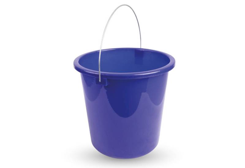 ProHome Putzeimer Kunststoffeimer Metallbügel, (1-tlg., 10 Liter), Eimer stapelbarer Haushaltseimer BPA-frei, Made in EU - Kunstsotff von ProHome