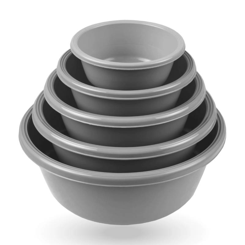 ProHome Schüssel 5er Set Grau von ProHome
