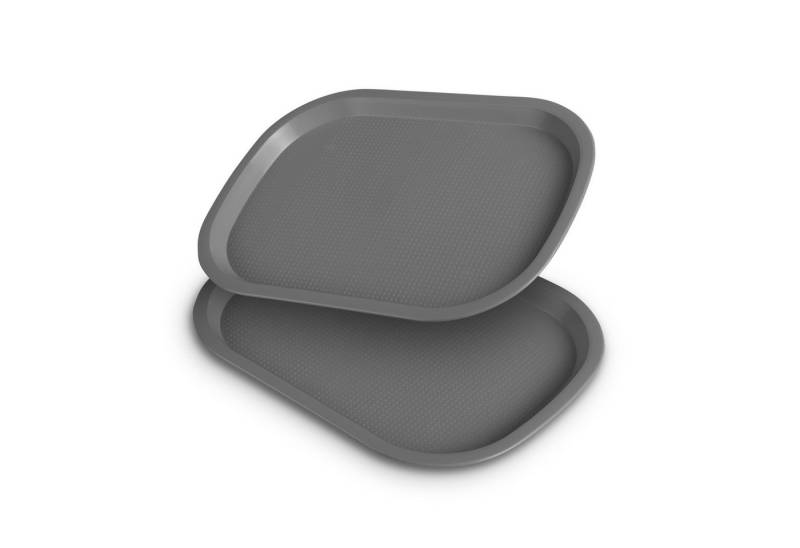 ProHome Tablett Küchentablett, BPA-Freier Kunststoff, (4-tlg., 37,7cm x 27,7cm), Kunststoff Serviertablett Spülmaschinenfest Bruchfest - Servierplatte von ProHome