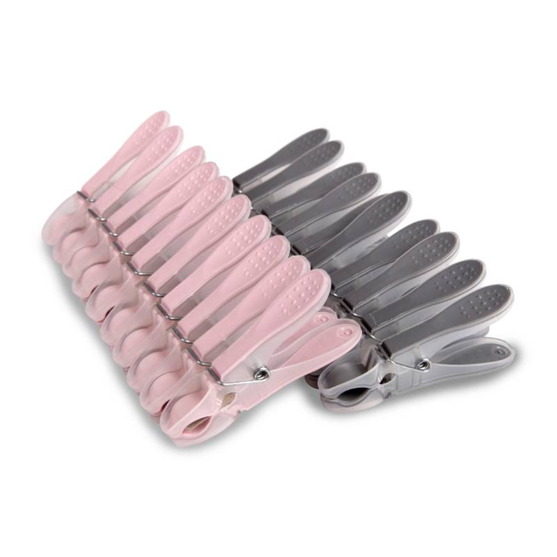 ProHome Wäscheklammern Anthrazit Rosa 40er Pack von ProHome