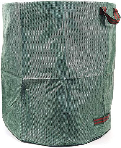 ProLeo 2 x 60 L Gartensack Gartenabfallsack Wasserdicht, Gartensack Laubsack Gartenabfallsack Abfallsack Müllsack aus robustem Polypropylen Gewebe von ProLeo