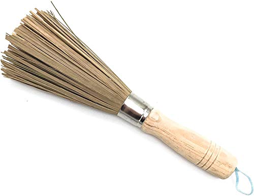 ProLeo Bambus Langen Griff Reinigung,Reinigungsbesen Wok Brush Bamboo Pfannen Saubere Bürste Bambus Langen Griff für HaushaltsküChen, Restaurants, ReinigungsgeräTe, Reine Naturprodukte von ProLeo