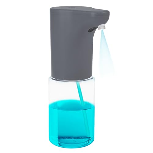ProMedix Automatischer Seifenspender 300ml mit Infrarot-Sensor | Automatikspender für Flüssigseifen, Desinfektionsmittel, Duschgels und Shampoos | Elektronischer Seifenspender (Grau) von ProMedix