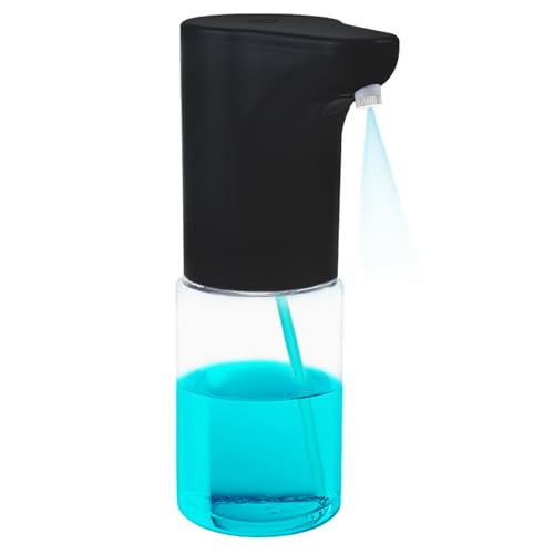 ProMedix Automatischer Seifenspender 300ml mit Infrarot-Sensor | Automatikspender für Flüssigseifen, Desinfektionsmittel, Duschgels und Shampoos | Elektronischer Seifenspender (Schwarz) von ProMedix