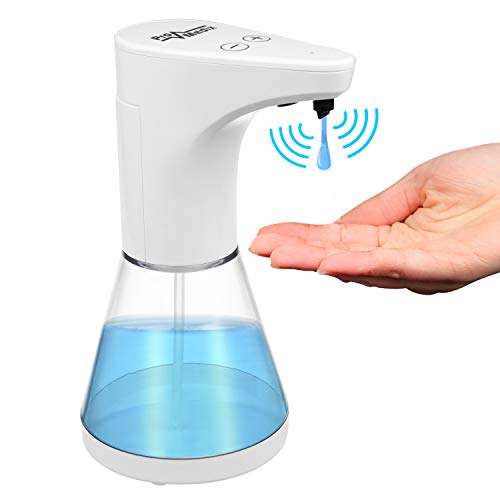 ProMedix PR-530 Automatischer Seifenspender mit Infrarot Sensor 480 ml Nachfüllbarer Spender No-Touch Batteriebetrieben (Ohne Batterien im Set) von ProMedix