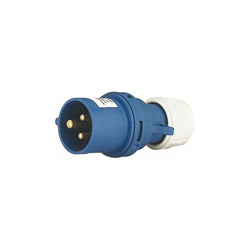 Mobiler Stecker gerade Indust. CEE 16A-6h 2P+T 220-250V IP44 von ProPart