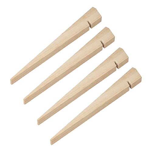 4 x Holzheringe 30 cm im Set – perfekte Sandheringe - Zeltheringe zum Spannen & Abspannen von Vorzelten und Zelten – Robustes Campingzubehör & Zeltzubehör von ProPlus
