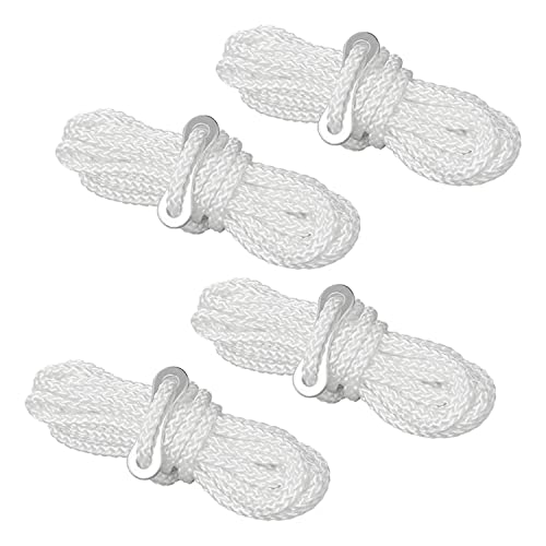 4 Stück Spannseil Camping Set je 3 Meter Länge – langlebige Abspannseile mit Alu-Spannern – Zeltschnur spannen für Zelt, Markise, Windschutz – UV- und wetterfest von ProPlus