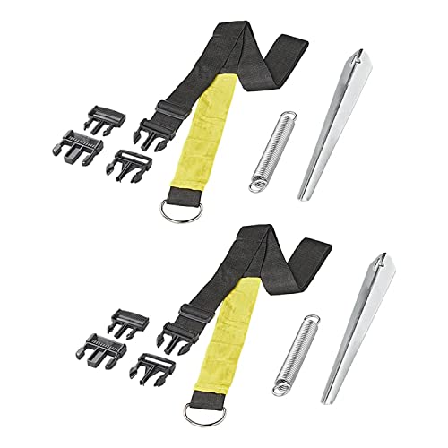 ProPlus 361728 Abspannset Abspannband 2 x 3 Meter mit Erdankern für Vorzelt Markise Wohnmobil Wohnwagen von ProPlus