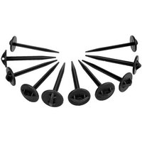 ProPlus 361736 Zelthering Heringset Kunststoff - 10 Stück für Bodenplanen und Zeltteppiche 7.5cm x von ProPlus