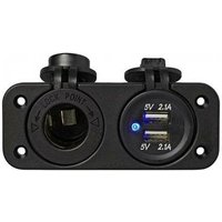 ProPlus Steckdose DIN + USB Doppelsteckdose 12 - 24 V/DC ProPlus Steckdose DIN + USB Doppelsteckdose 12 - 24 V/DC von ProPlus