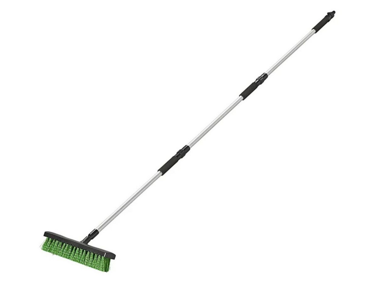 ProPlus Straßenbesen Teleskop Wasserbesen ca. 82,5 - 210 cm mit Schlauchanschluss, (4-tlg), Schaumstoffgriffe von ProPlus