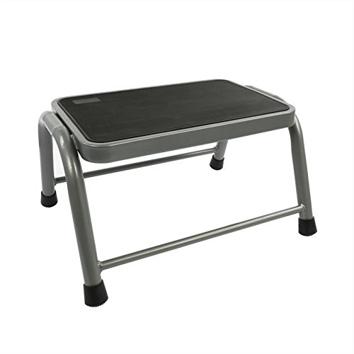 ProPlus Trittstufe Wohnmobil 25cm max.150kg Metall silbergrau-schwarz Modern rutschhemmend von ProPlus