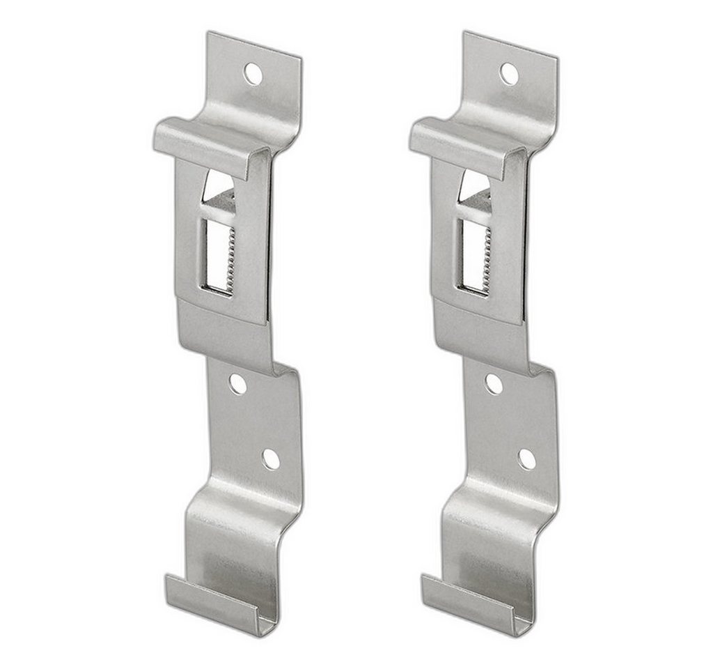 ProPlus Zubehör-Set ProPlus Nummernschildklemme Kennzeichenklemme Kennzeichenhalter 2, (2-tlg) von ProPlus