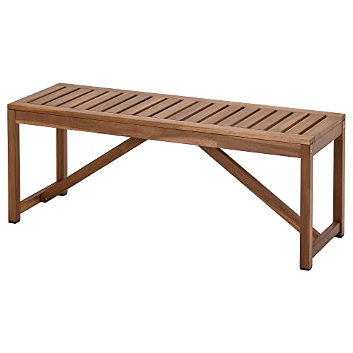 NÄMMARÖ Bank Outdoor 120 cm hellbraun gebeizt von ProTuning