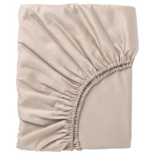 NATTJASMIN Spannbettlaken 140x200 cm Hellbeige von ProTuning