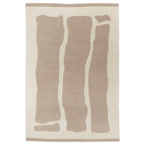 ProTuning AXHAVREN Teppich Hochflor 200x300 cm Beige/Handgefertigt von ProTuning