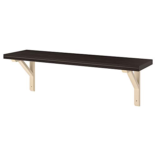 ProTuning BERGSHULT/SANDSHULT Wandregal 80x20 cm braun-schwarz espe von ProTuning