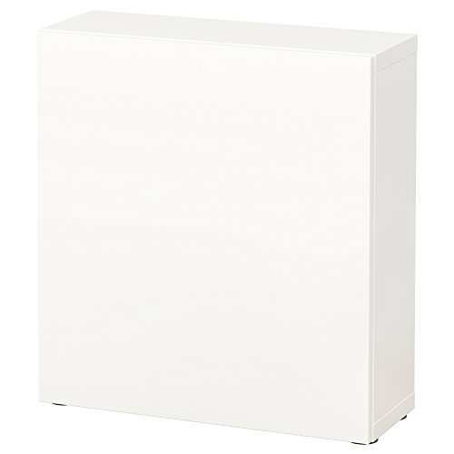 ProTuning BESTÅ Regal mit Tür, Weiß/Lappviken weiß, 60x22x64cm von ProTuning