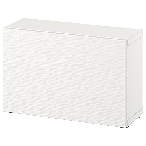 ProTuning BESTÅ Regal mit Tür, Weiß/Laxviken Weiß, 60x22x38cm von ProTuning