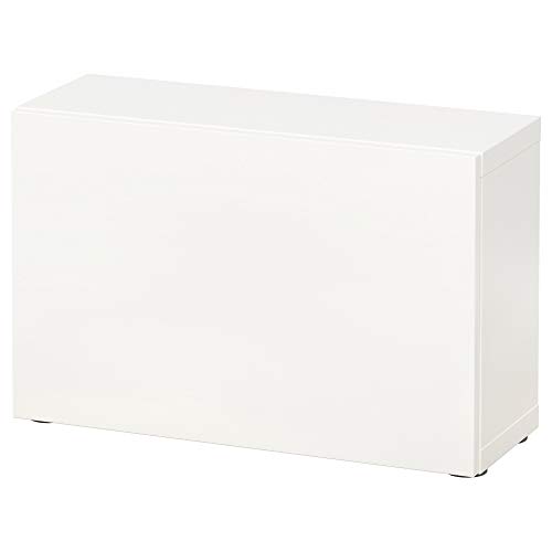 ProTuning BESTÅ Regal mit Tür, weiß/Lappviken weiß, 60x22x38cm von ProTuning