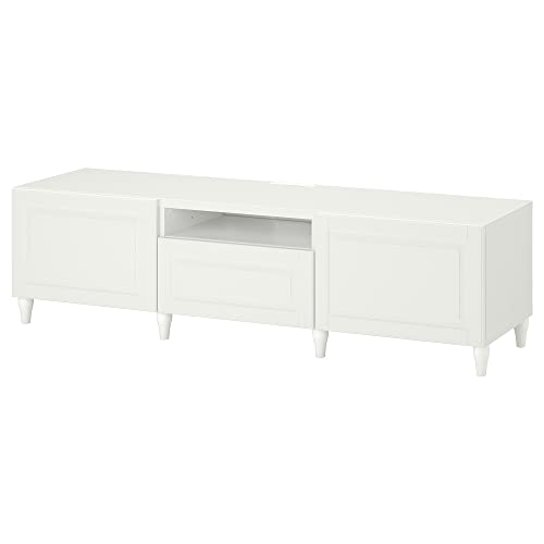 ProTuning BESTÅ TV-Bank, 180 x 42 x 48 cm, weiß/Smeviken/Kabbarp weiß von ProTuning