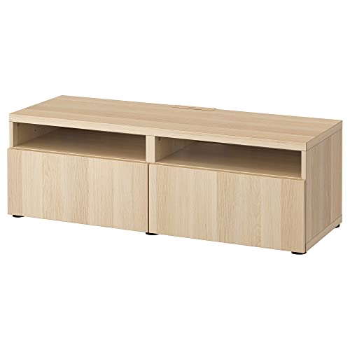 ProTuning BESTÅ TV-Bank mit Schubladen, 120 x 42 x 39 cm, weiß gebeizte Eichenoptik / Lappviken weiß gebeizte Eichenoptik ProTuning BESTÅ TV-Bank mit Schubladen, 120 x 42 x 39 cm, weiß gebeizte Eichenoptik / Lappviken weiß gebeizte Eichenoptik von ProTuning