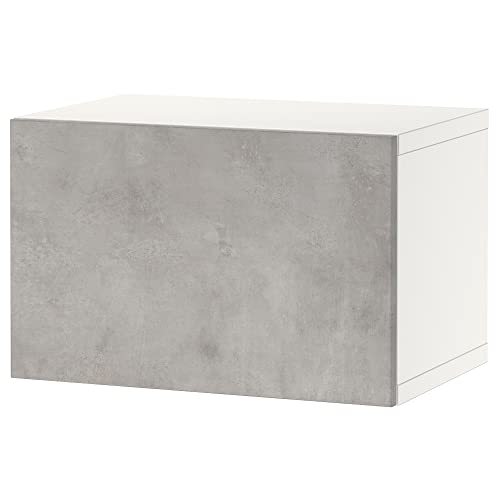 ProTuning BESTÅ Wandschrank-Kombination, Weiß Kallviken/Hellgrau Betoneffekt, 60x42x38cm von ProTuning