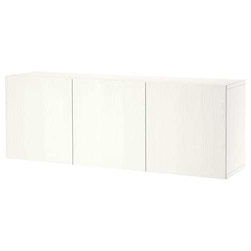 ProTuning BESTÅ Wandschrankkombination, 180x42x64 cm, weiß/Timmerviken weiß von ProTuning