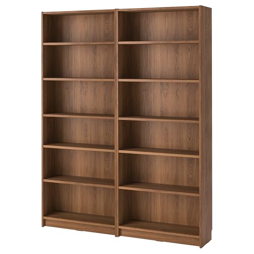 ProTuning BILLY Bücherregal-Kombination, 160 x 28 x 202 cm, brauner Walnuss-Effekt von ProTuning