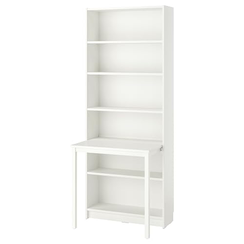 ProTuning BILLY Bücherregal mit Schreibtisch, Weiß, 80x202cm ProTuning BILLY Bücherregal mit Schreibtisch, Weiß, 80x202cm von ProTuning