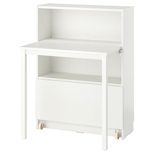 ProTuning BILLY Bücherregal mit Schreibtisch und Schublade, Weiß, 80x106cm von ProTuning