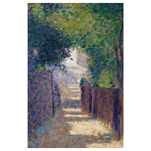 ProTuning BJÖRKSTA Bild, 78x118 cm, Rue St. Vincent im Frühling von ProTuning