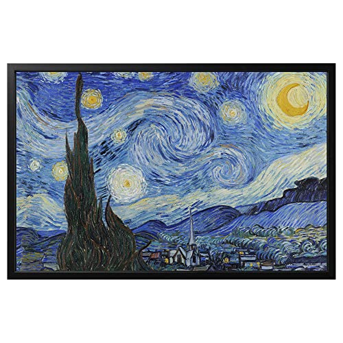 ProTuning BJÖRKSTA Bild mit Rahmen, 118x78cm, Sternennacht/schwarz von ProTuning