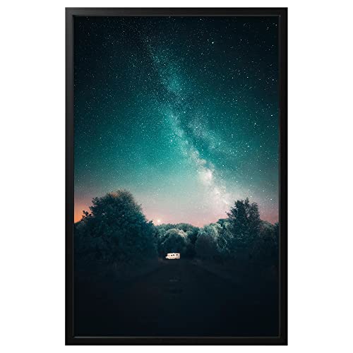 ProTuning BJÖRKSTA Bild mit Rahmen, 78x118 cm, Van unter Sternen/Schwarz von ProTuning