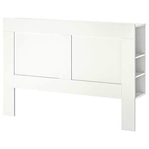 ProTuning BRIMNES Kopfteil mit Staufach 146x28x111 cm weiß von ProTuning