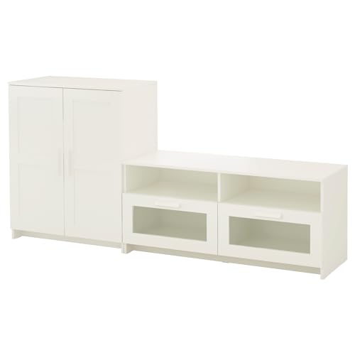 ProTuning BRIMNES TV-Aufbewahrungskombination, weiß, 200 x 41 x 95 cm von ProTuning