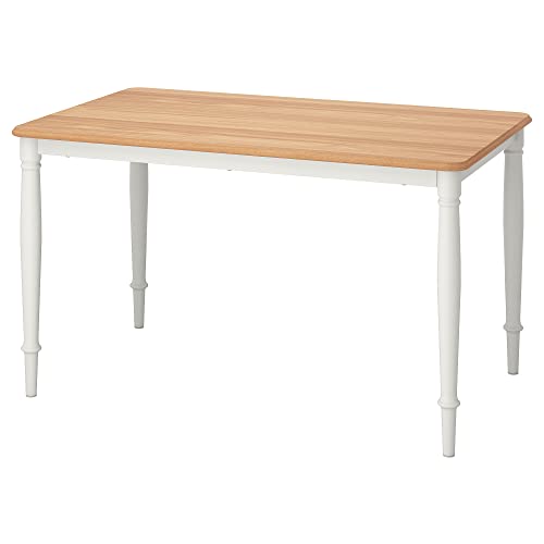 ProTuning DANDERYD Esstisch, 130 x 80 cm, Eichenfurnier/Weiß von ProTuning