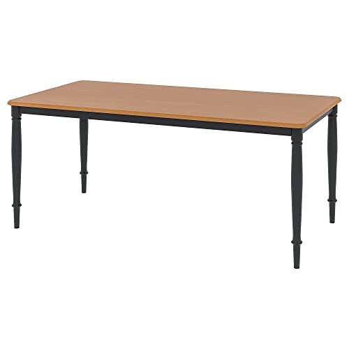 ProTuning DANDERYD Esstisch, 180 x 90 cm, Kiefernfurnier/Schwarz von ProTuning