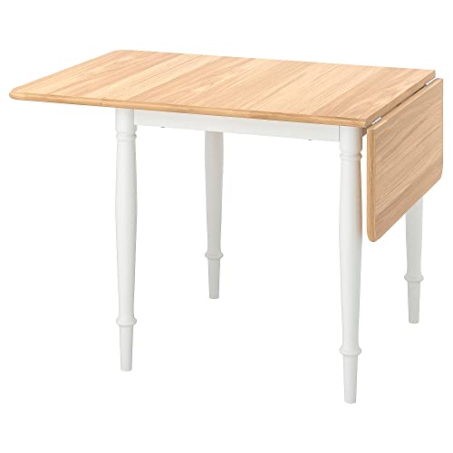 ProTuning DANDERYD Klapptisch, 74/134x80 cm, Eichenfurnier/Weiß von ProTuning